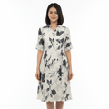 Serene Floral Midi Shirt Dress - seiszn - seiszn - product_tag