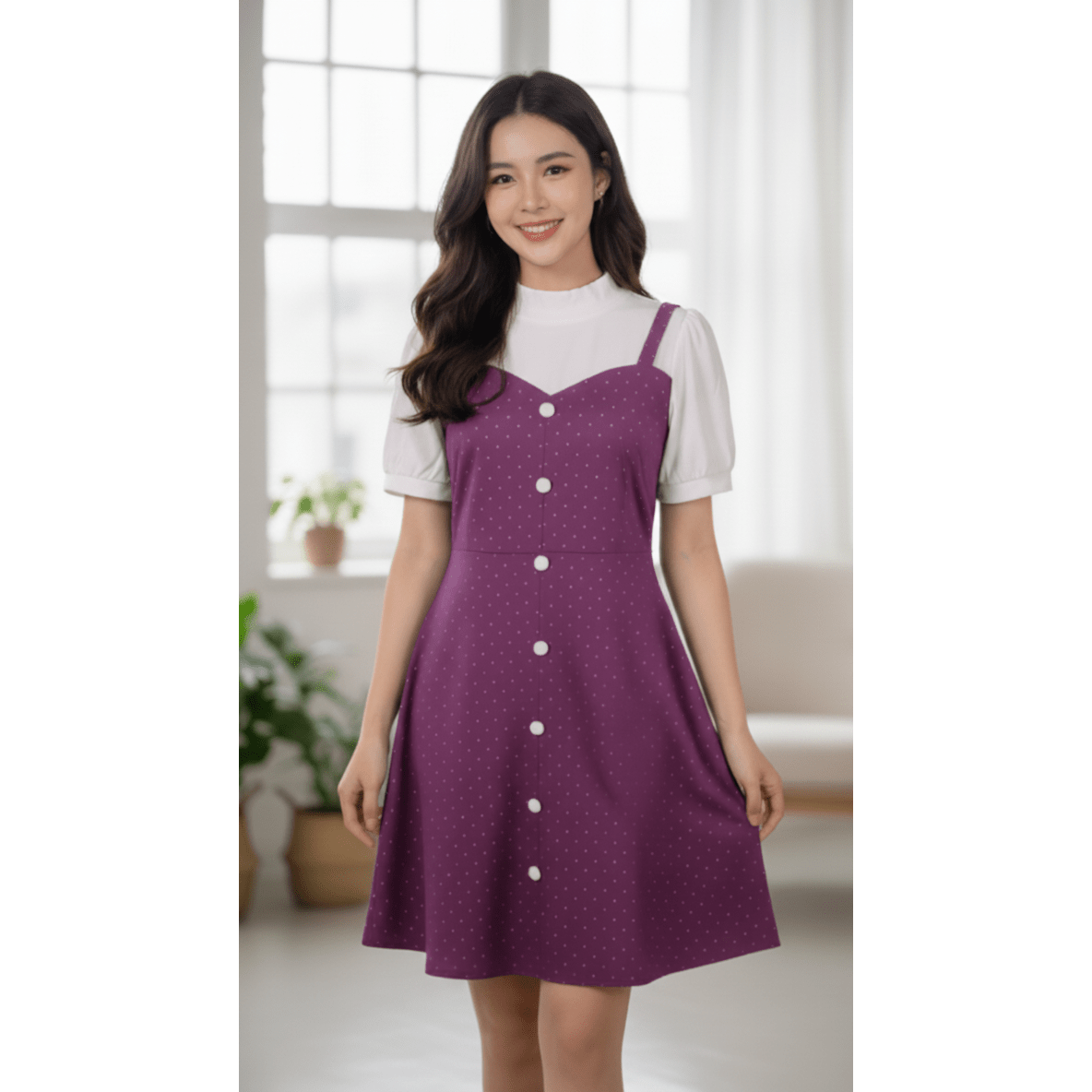 Sweetheart Neck Layered Cami Dress - seiszn - seiszn - product_tag