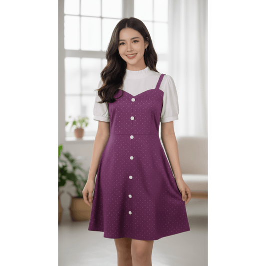 Sweetheart Neck Layered Cami Dress - seiszn - seiszn - product_tag