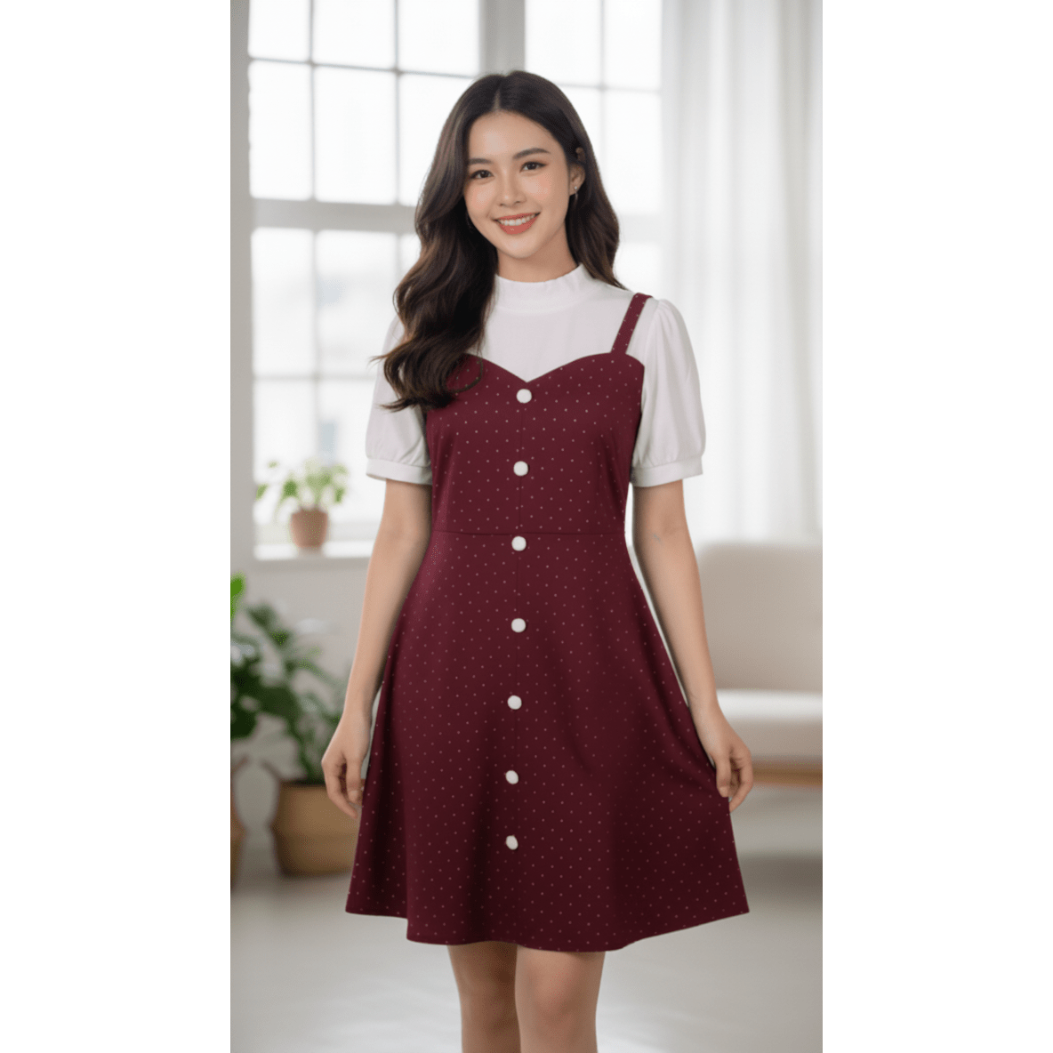 Sweetheart Neck Layered Cami Dress - seiszn - seiszn - product_tag